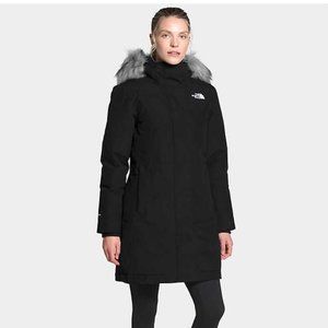 NEW THE NORTH FACE WOMENS ARCTIC PARKA sz MEDIUM TNF BLACK